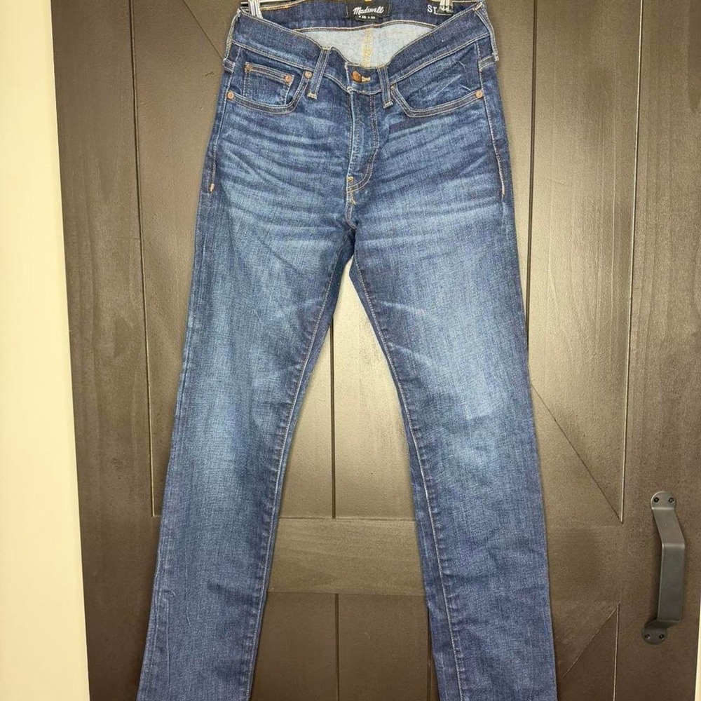 Madewell High-Rise straight leg Jeans | W28 L32 | Dark Wash Premium Denim